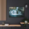 88289-314.jpg Waterfall in Mountains Framed Canvas