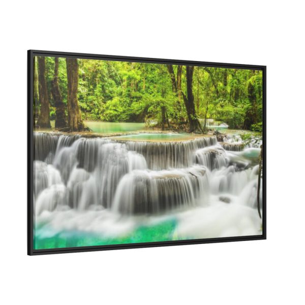 88289-315.jpg Waterfall in Nature Framed Canvas