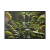 88289-321.jpg Zen Waterfall Garden in Japanese Style Framed Canvas