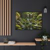 88289-324.jpg Zen Waterfall Garden in Japanese Style Framed Canvas