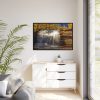 88289-328.jpg Waterfall in Autumn Framed Canvas