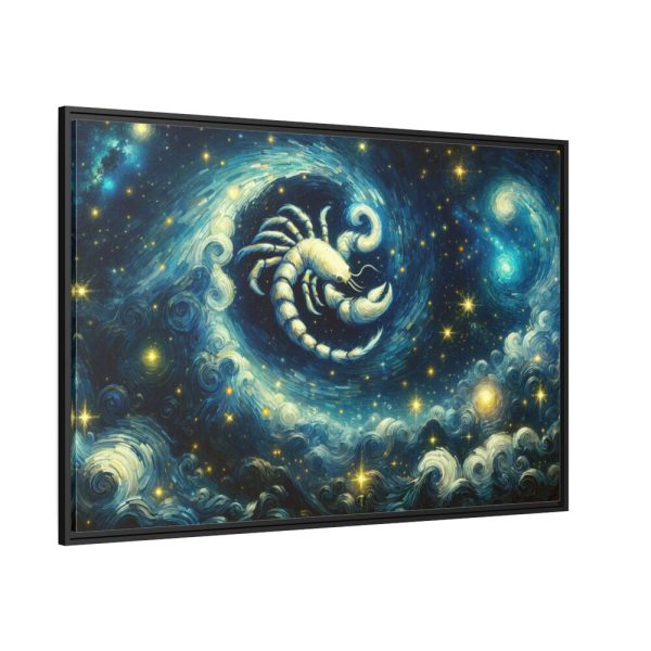 88289-35.jpg Zodiac Sign of Scorpio Framed Canvas