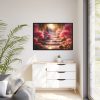 88289-353.jpg Waterfall in Rose Scenery Framed Canvas