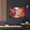 88289-354.jpg Waterfall in Rose Scenery Framed Canvas
