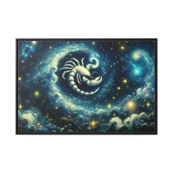 88289-36.jpg Zodiac Sign of Scorpio Framed Canvas