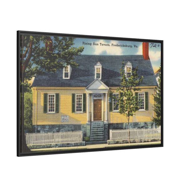 Rising Sun Tavern, Fredericksburg Framed Canvas