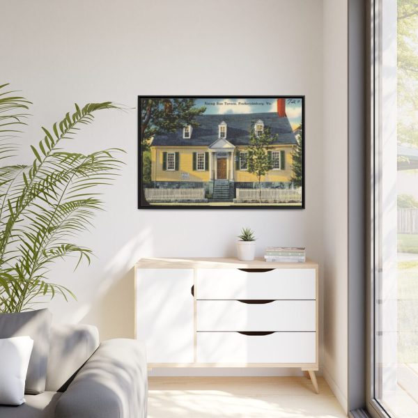 Rising Sun Tavern, Fredericksburg Framed Canvas