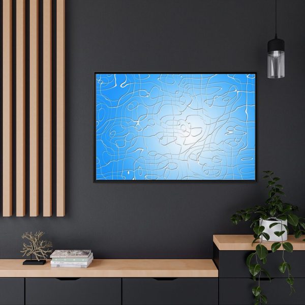Puzzle Pop Art Framed Canvas