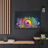 88289-379.jpg Speakers Equalizer Framed Canvas