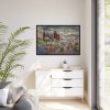 Nash Street at Night, Wilson Framed Canvas