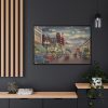 Nash Street at Night, Wilson Framed Canvas