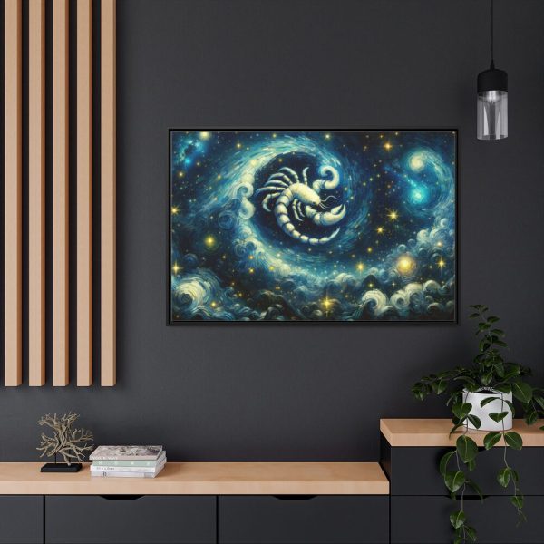 88289-39.jpg Zodiac Sign of Scorpio Framed Canvas