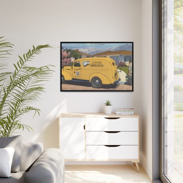 H.T. Kitchens Plumbing-Heating  Framed Canvas