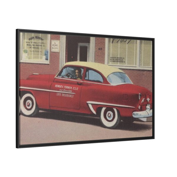 Homer E. Turner Life Insurance Framed Canvas