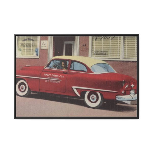 Homer E. Turner Life Insurance Framed Canvas