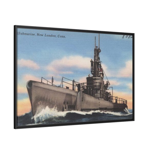 88289-400.jpg Submarine, New London, Conn Framed Canvas