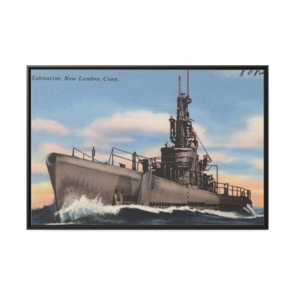 88289-401.jpg Submarine, New London, Conn Framed Canvas