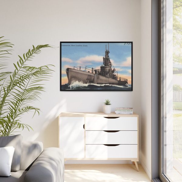 88289-403.jpg Submarine, New London, Conn Framed Canvas