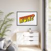 Comic Pop Art Framed Canvas