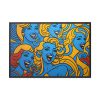 Pop Art People Laughing II Framed Canvas