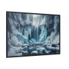 88289-425.jpg Frozen Waterfall During Winter Framed Canvas
