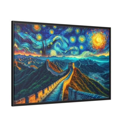 Great Wall of China Framed Canvas