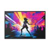 Rediscover 80s Pop Culture Framed Canvas