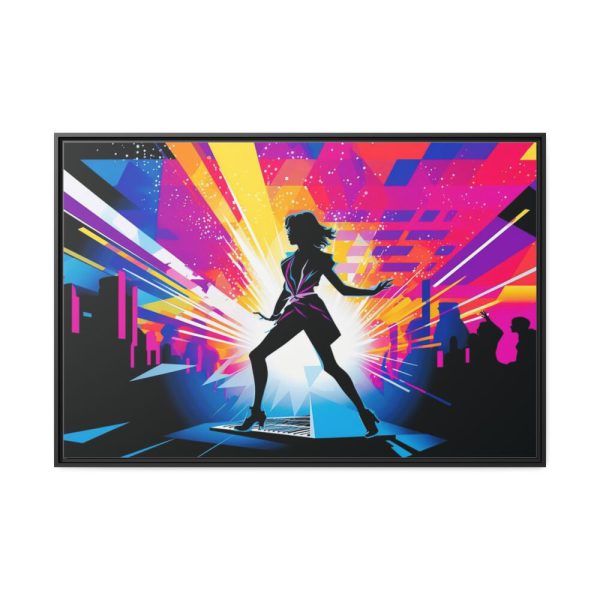 Rediscover 80s Pop Culture Framed Canvas