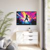 Rediscover 80s Pop Culture Framed Canvas