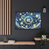 88289-44.jpg Zodiac Sign of Capricorn Framed Canvas