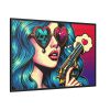 88289-450.jpg Girl With the Gun Framed Canvas