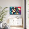 88289-453.jpg Girl With the Gun Framed Canvas