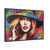 88289-455.jpg Woman Pop Art Graffiti II Framed Canvas