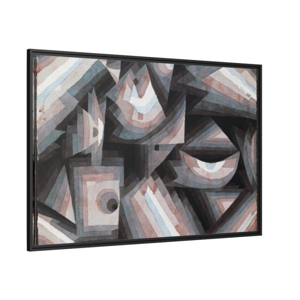 88289-470.jpg Crystal Gradation (1921) by Paul Klee Framed Canvas