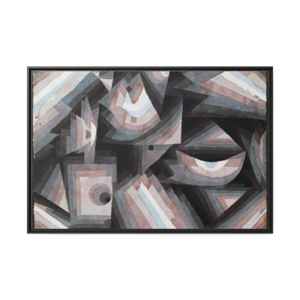 88289-471.jpg Crystal Gradation (1921) by Paul Klee Framed Canvas