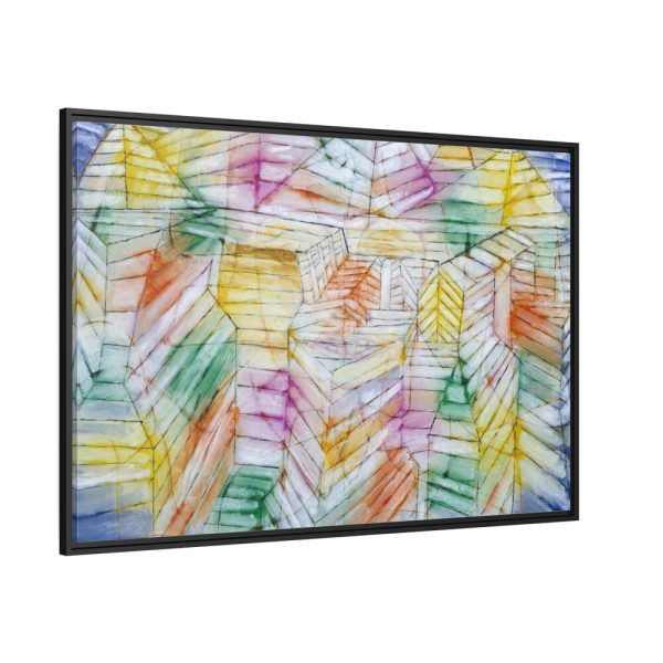 88289-480.jpg Theater–Mountain–Construction (1920) by Paul Klee Framed Canvas