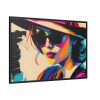 88289-495.jpg Woman Pop Art Graffiti Art III Framed Canvas