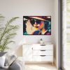 88289-498.jpg Woman Pop Art Graffiti Art III Framed Canvas