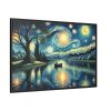 88289-50.jpg Men On the Boat in the Night Framed Canvas