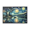 88289-51.jpg Men On the Boat in the Night Framed Canvas