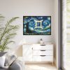 88289-68.jpg Zodiac Sign of Gemini Framed Canvas