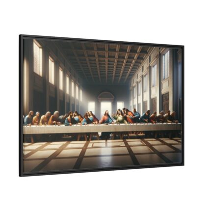 Composition Inspired by Leonardo da Vinci's The Last Supper Framed Canvas