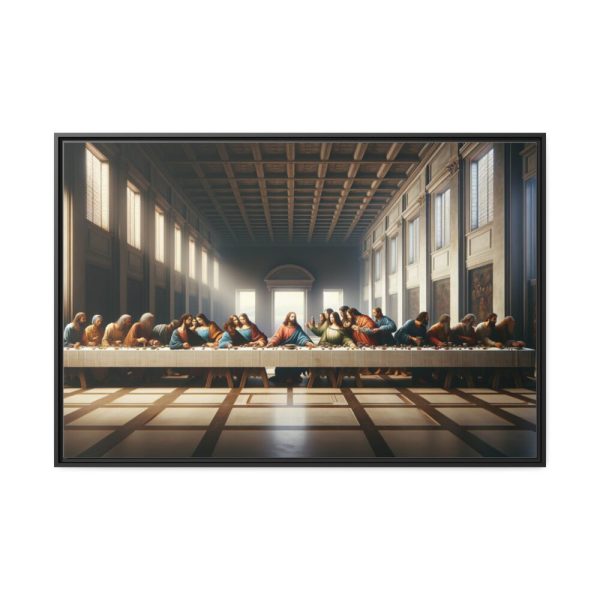 88289-71.jpg Composition Inspired by Leonardo da Vinci's The Last Supper Framed Canvas