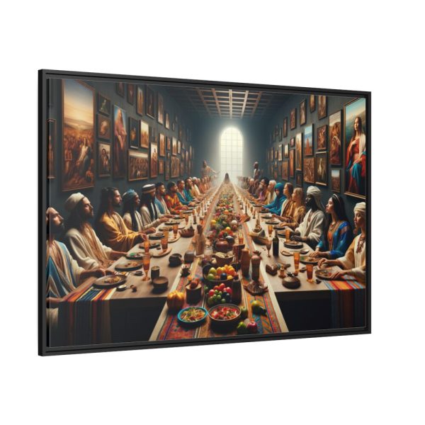 88289-80.jpg People From Diverse Cultural Backgrounds Framed Canvas