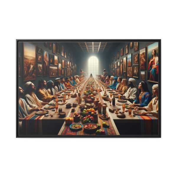88289-81.jpg People From Diverse Cultural Backgrounds Framed Canvas