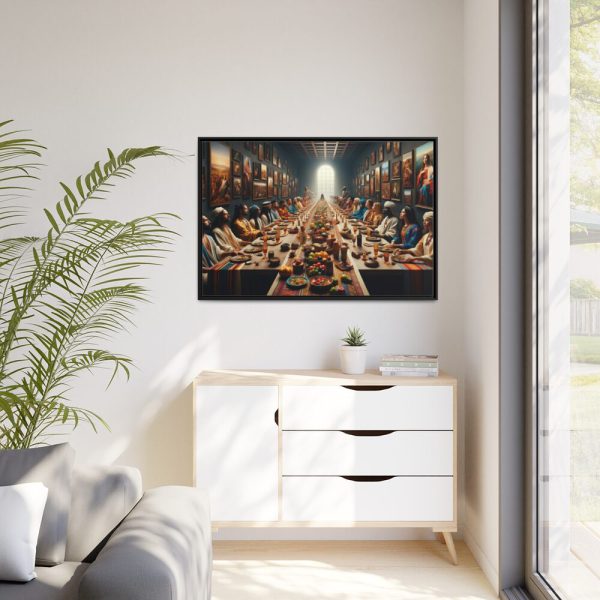 88289-83.jpg People From Diverse Cultural Backgrounds Framed Canvas