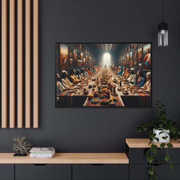 88289-84.jpg People From Diverse Cultural Backgrounds Framed Canvas