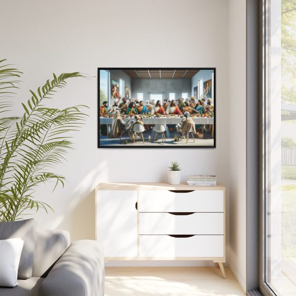 88289-88.jpg Modern Interpretation of Leonardo da Vinci's The Last Supper Framed Canvas