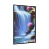 88299-10.jpg Waterfall in Blur Flow Style Framed Canvas