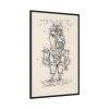 88299-100.jpg Ass (Esel) (1925) by Paul Klee Framed Canvas